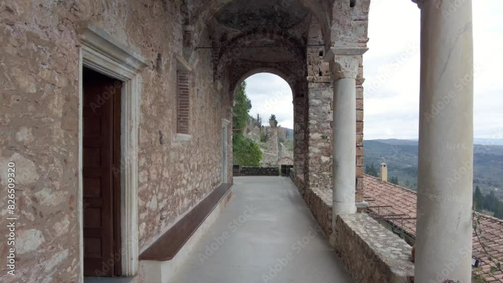 Mystras or Mistras, also known in the Chronicle of the Morea as Myzethras or Myzithras, is a fortified town and a former municipality in Laconia, Peloponnese, Greece. Ruines Bizantine Mystras or Mistras, also known in the Chronicle of the Morea as Myzethras or Myzithras, is a fortified town and a former municipality in Laconia, Peloponnese, Greece. Ruines Bizantine