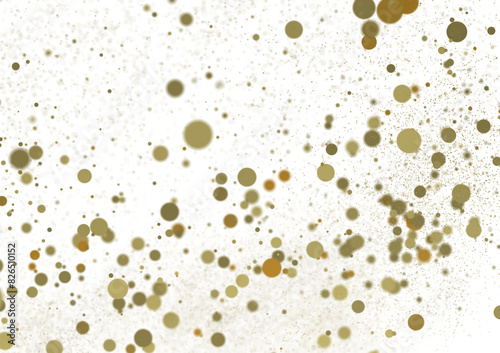 Radiant Revelry: Dynamic 3D Illustration of a Radiating gold Confetti Celebration