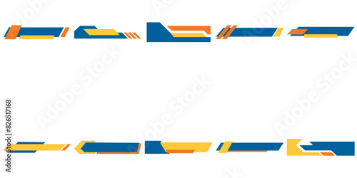 Modern Footer Shape⁠