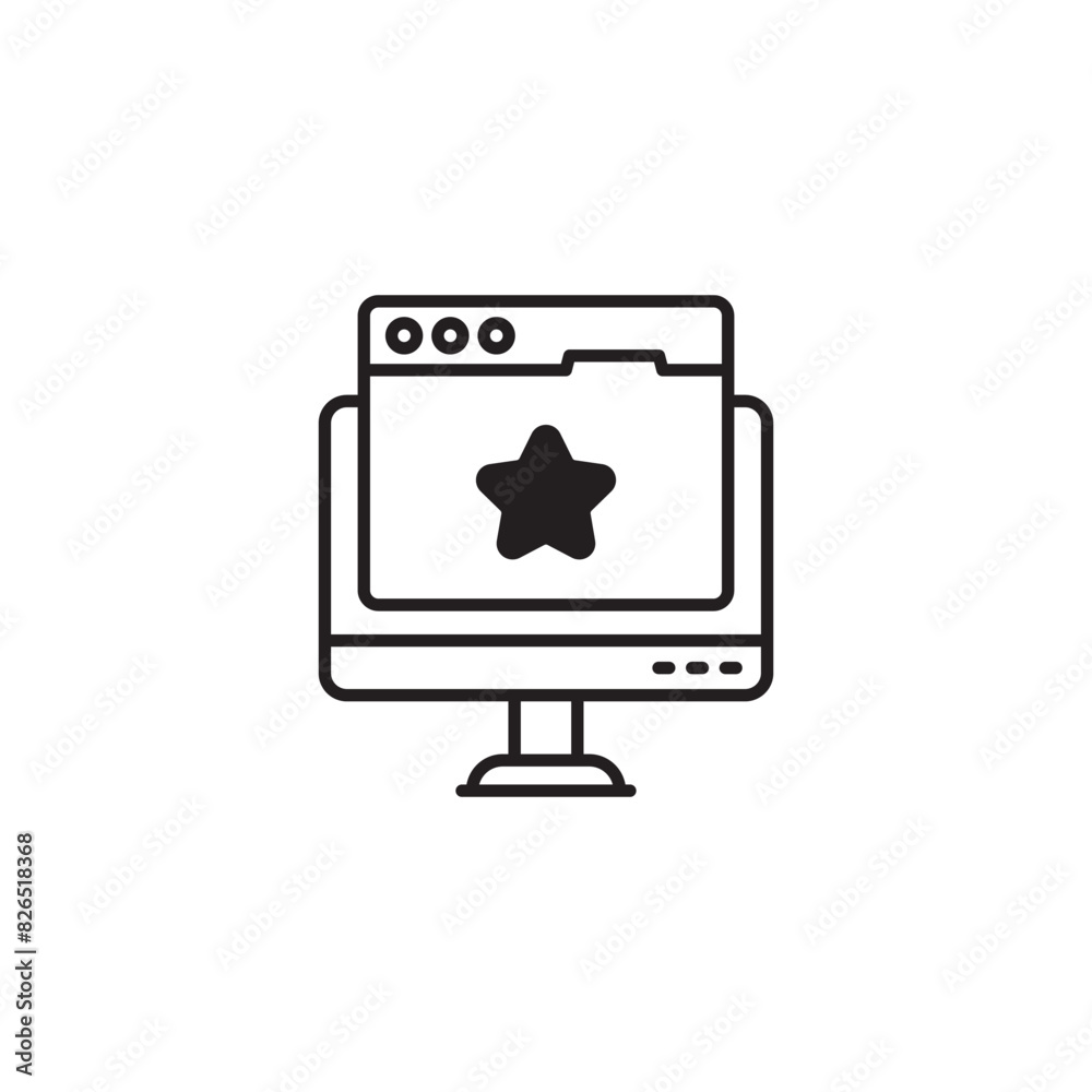 Wireframe icon design with white background stock illustration Wireframe icon design with white background stock illustration