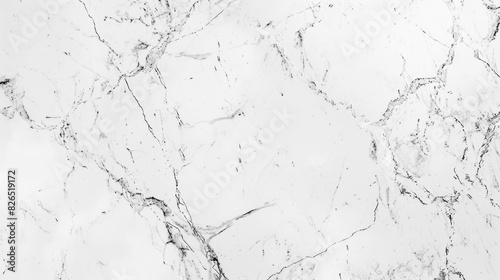 Elegant white marble texture with subtle gray veining. photo