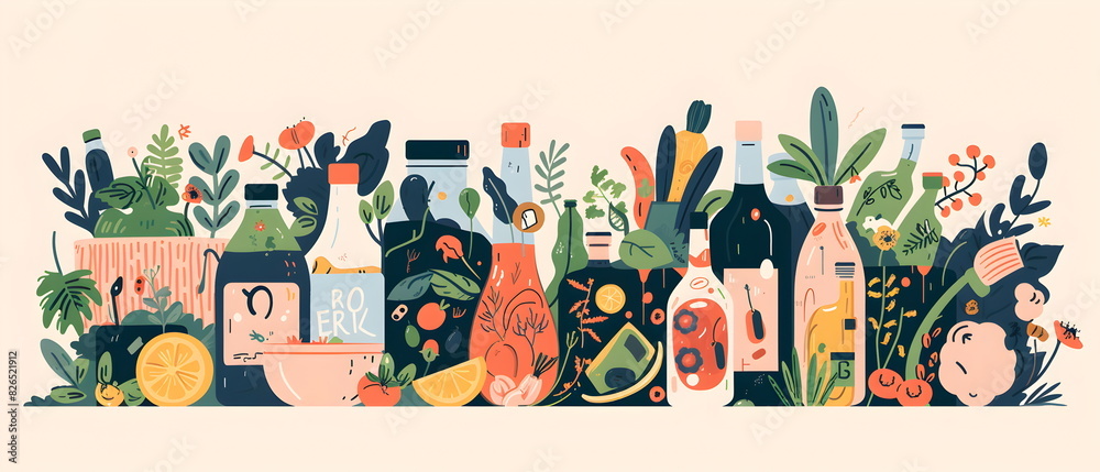 Zero Waste illustrated Vectors, Separating waste, protecting the environment, flat color, recycled bin, saving Earth, oxygen, green ever Zero Waste illustrated Vectors, Separating waste, protecting the environment, flat color, recycled bin, saving Earth, oxygen, green ever