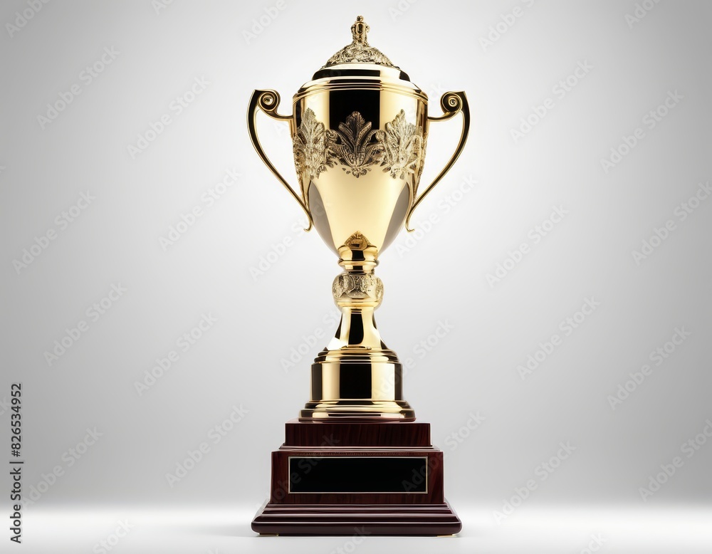 gold trophy cup, 1st prize award gold trophy cup, 1st prize award