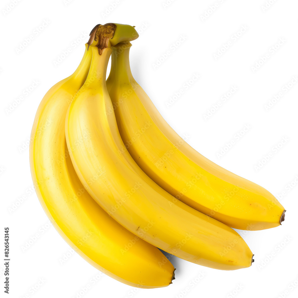 Isolated bananas Isolated bananas