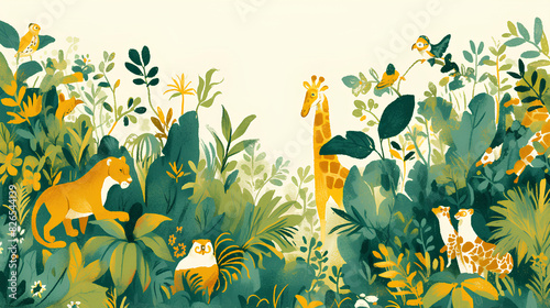 inspired floral and faunal landscapes inspired by Brazil photo