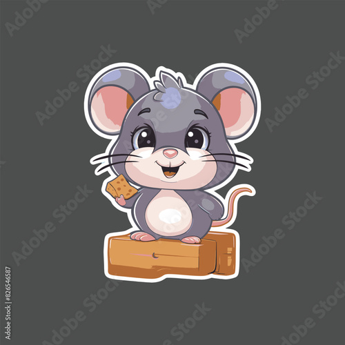 mouse with cheese