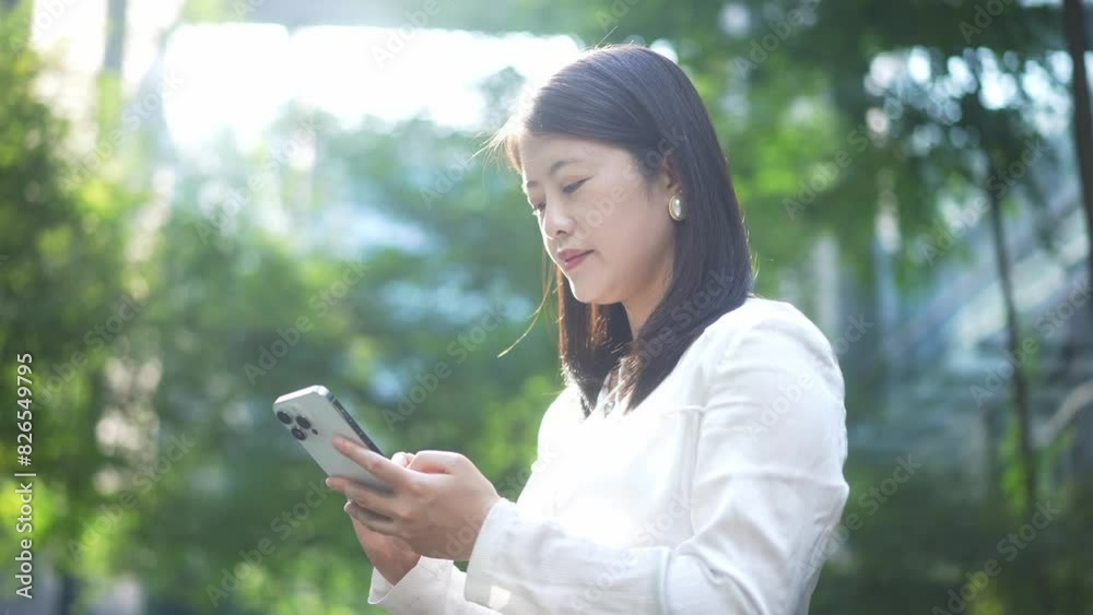 young woman using mobile phone 
