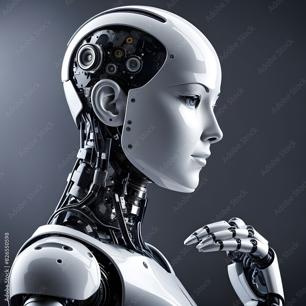 3D Render of a robot