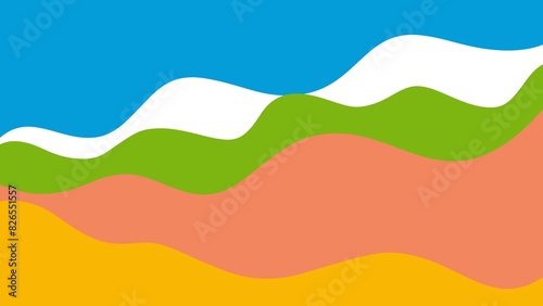 abstract colorful background with waves 