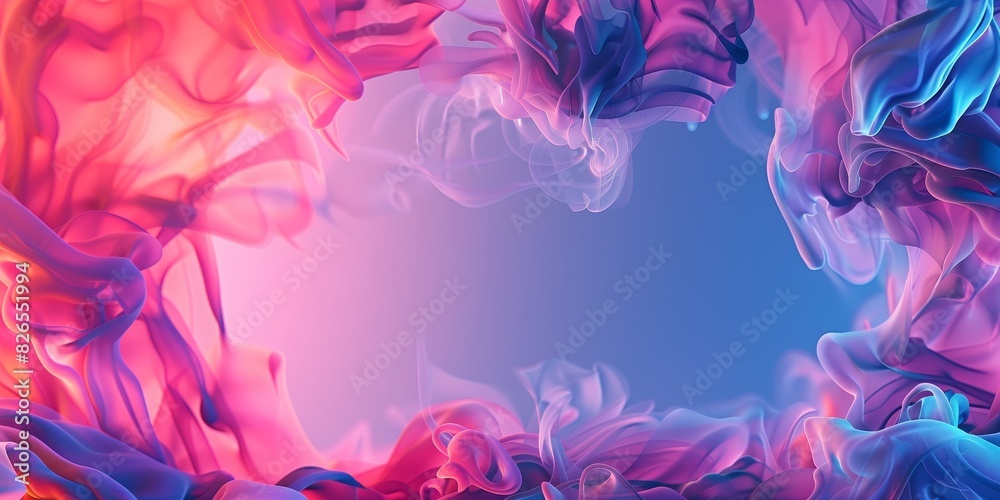 frame for logo amid vapor . frame for logo amid vapor .