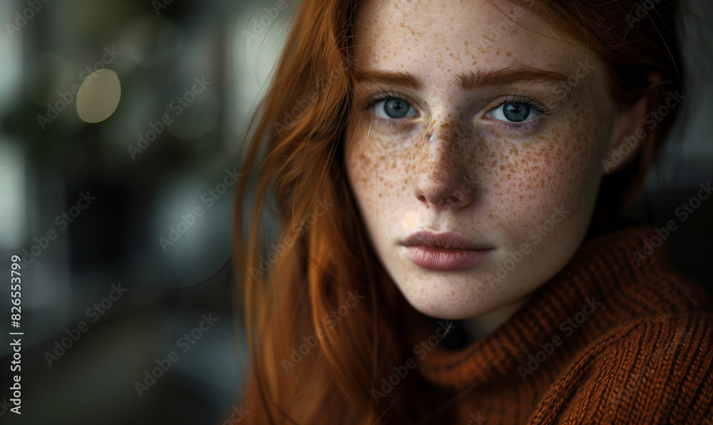 Red Hair Young Woman 18 years old Red Hair Young Woman 18 years old