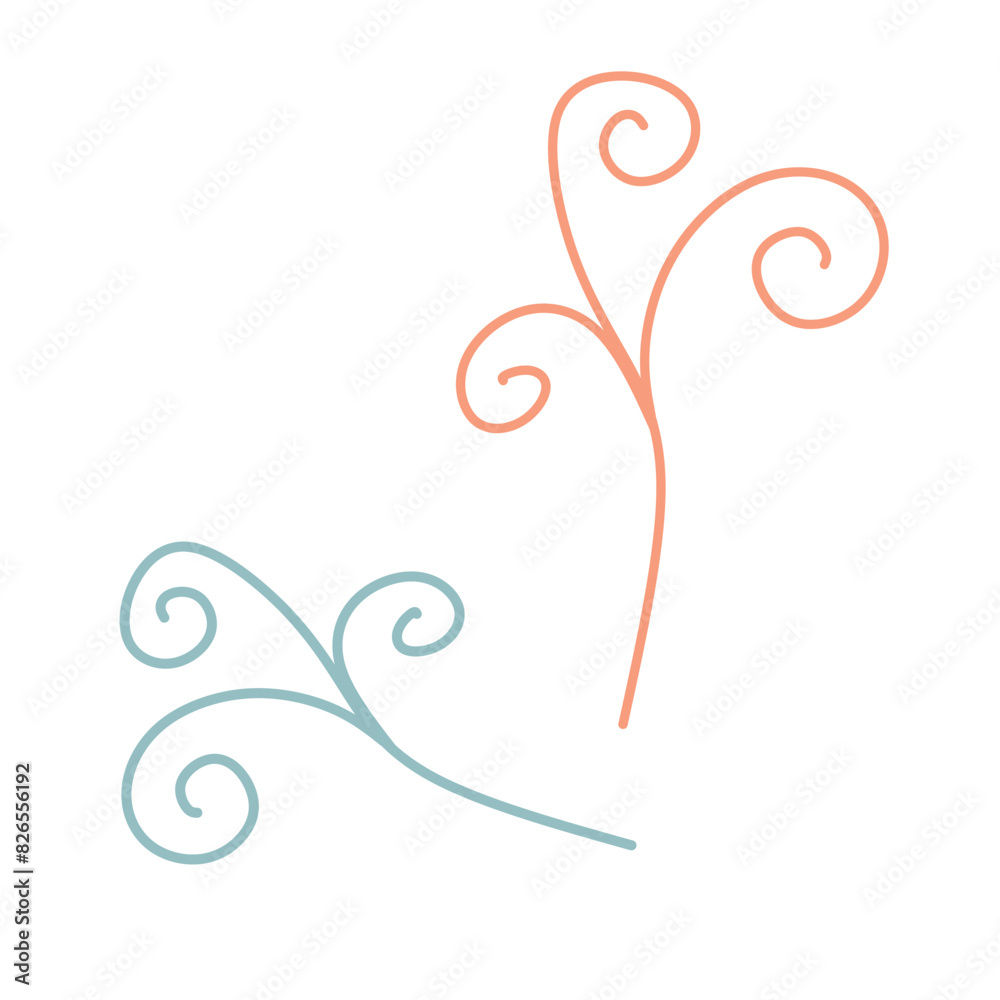 Swirl ornament stroke. Ornamental curls, swirls divider and filigree ornaments vector illustration. Hand drawn Decoration elements for Elegant Card and Invitation Design. Swirl ornament stroke. Ornamental curls, swirls divider and filigree ornaments vector illustration. Hand drawn Decoration elements for Elegant Card and Invitation Design.