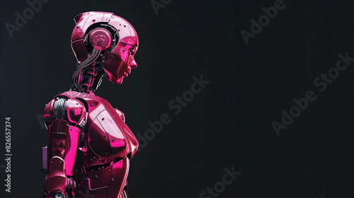 Futuristic Female Humanoid Android