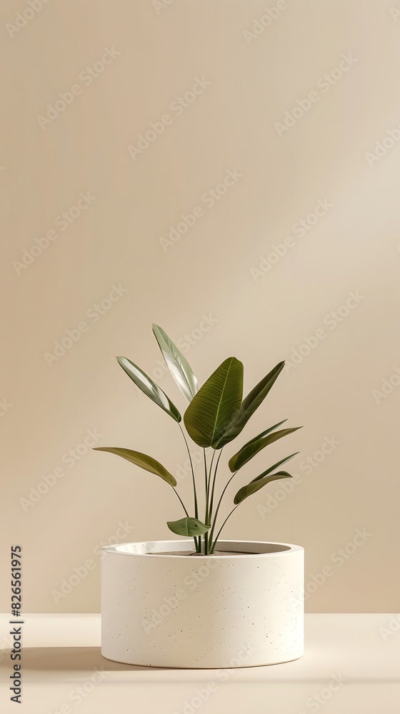 Embrace the minimalist aesthetic with a front view of a 3D product mockup scene, where simplicity and sophistication converge against a plain-colored background Embrace the minimalist aesthetic with a front view of a 3D product mockup scene, where simplicity and sophistication converge against a plain-colored background