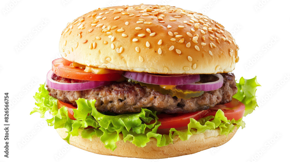 Hamburger, isolated Hamburger, isolated