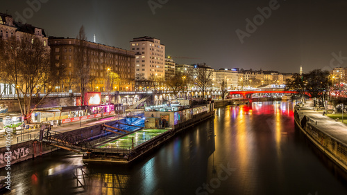Donaukanal Vienna @ Night