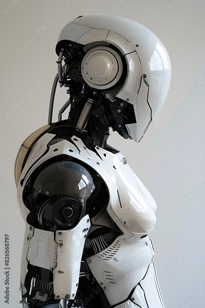 Futuristic Humanoid Android Futuristic Humanoid Android