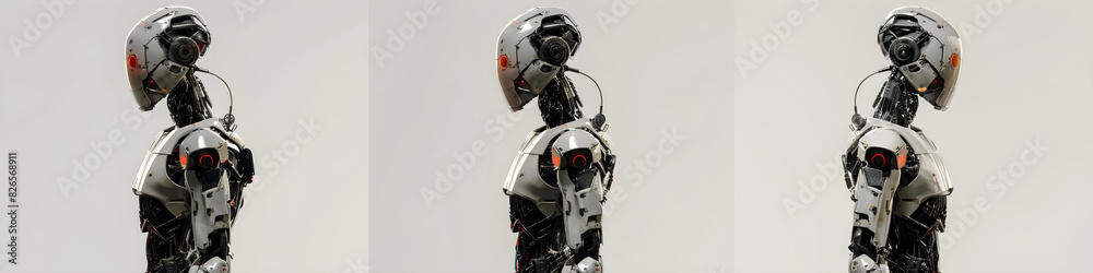 Futuristic Humanoid Android