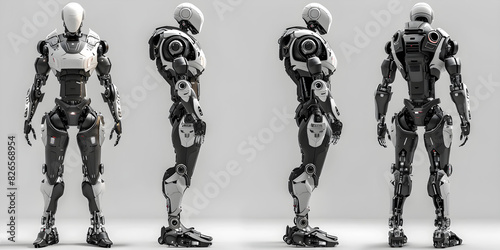 Futuristic Humanoid Android photo