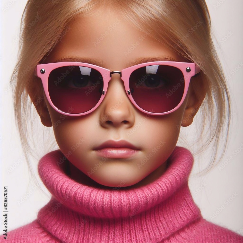 Cooles Mädchen mit Sonnenbrille