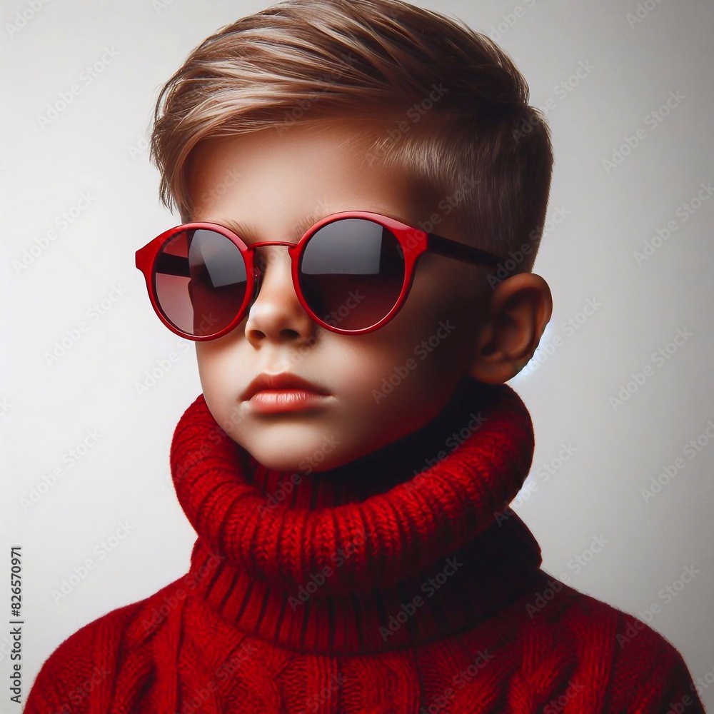 cooler Junge mit Sonnenbrille cooler Junge mit Sonnenbrille
