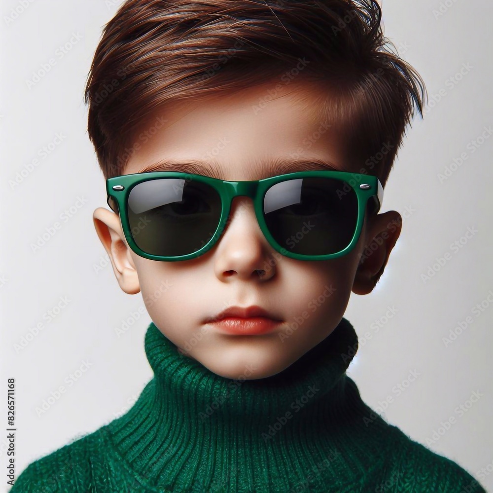 cooler Junge mit Sonnenbrille cooler Junge mit Sonnenbrille