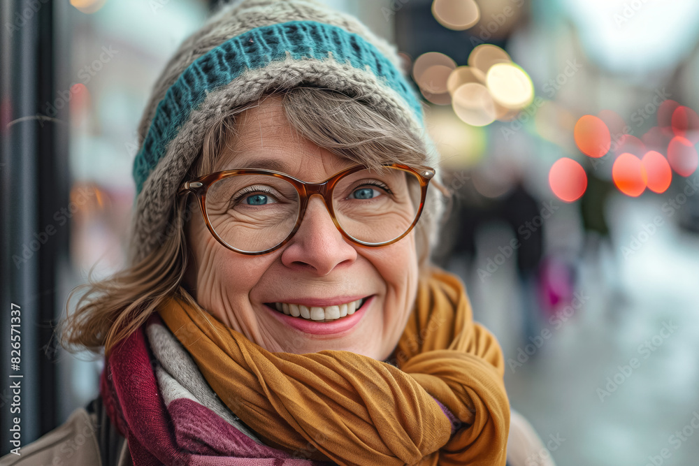 Portraits of Joyful Mature Women Embracing Life