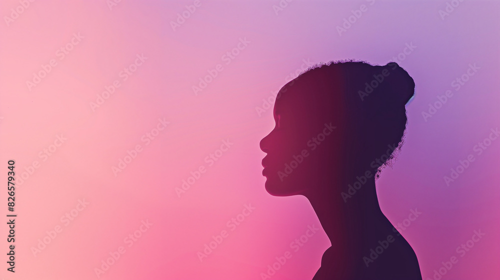 A silhouette illustration of a head shape looking forward, shot from behind. The illustration is a minimal flat black design against a light purple and pink gradient background.
A silhouette illustration of a head shape looking forward, shot from behind. The illustration is a minimal flat black design against a light purple and pink gradient background.