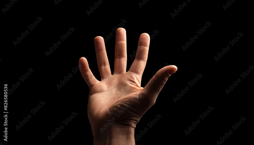 Open human hand reaching for the top in dark background, symbolizing concepts like help, assistance, and connection. Open human hand reaching for the top in dark background, symbolizing concepts like help, assistance, and connection.