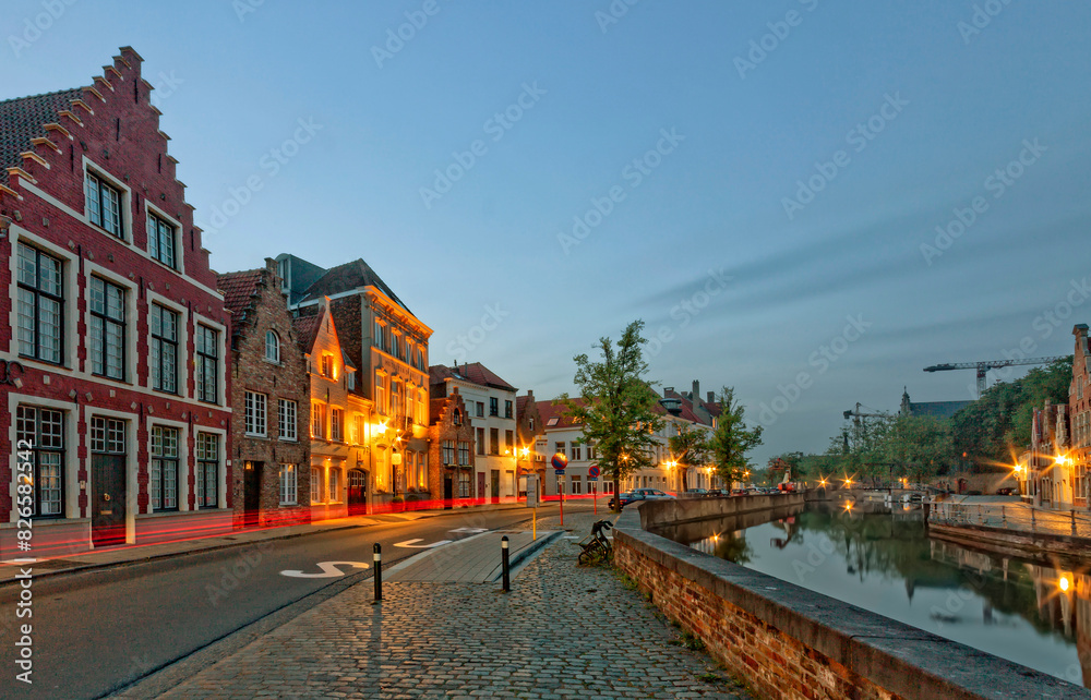 Obraz premium old towns in the Flemish country