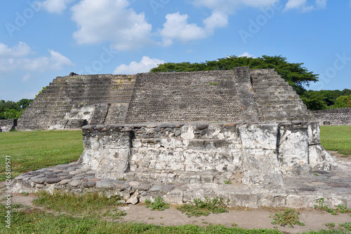 Ruins in the archaeological zone of Cempoala in the state of Veracruz, Mexico photo