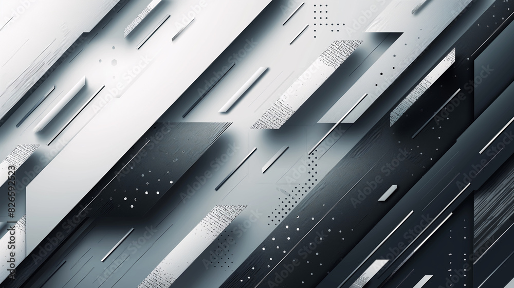 A white background with a series of white lines and arrows