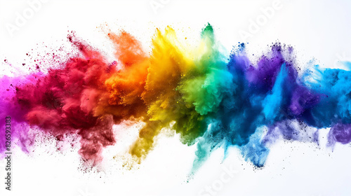 Wallpaper Mural A colorful explosion of paint is shown in the image Torontodigital.ca