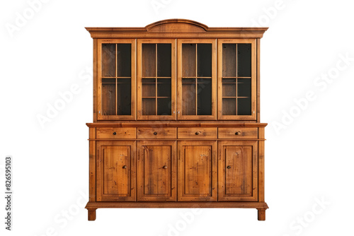 Stylish Dresser and Hutch on Transparent Background © Umer Ejaz