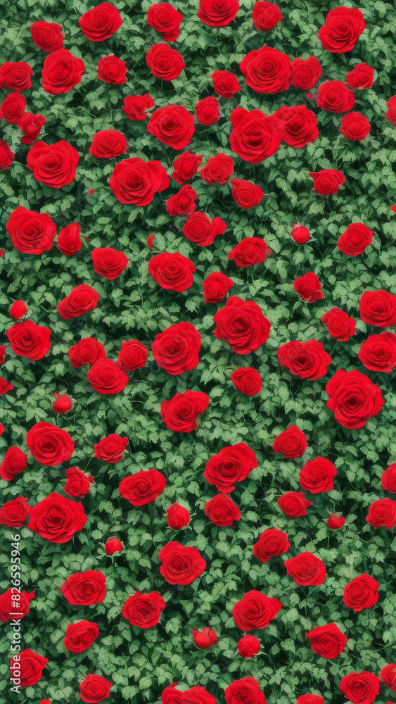 field of red roses field of red roses
