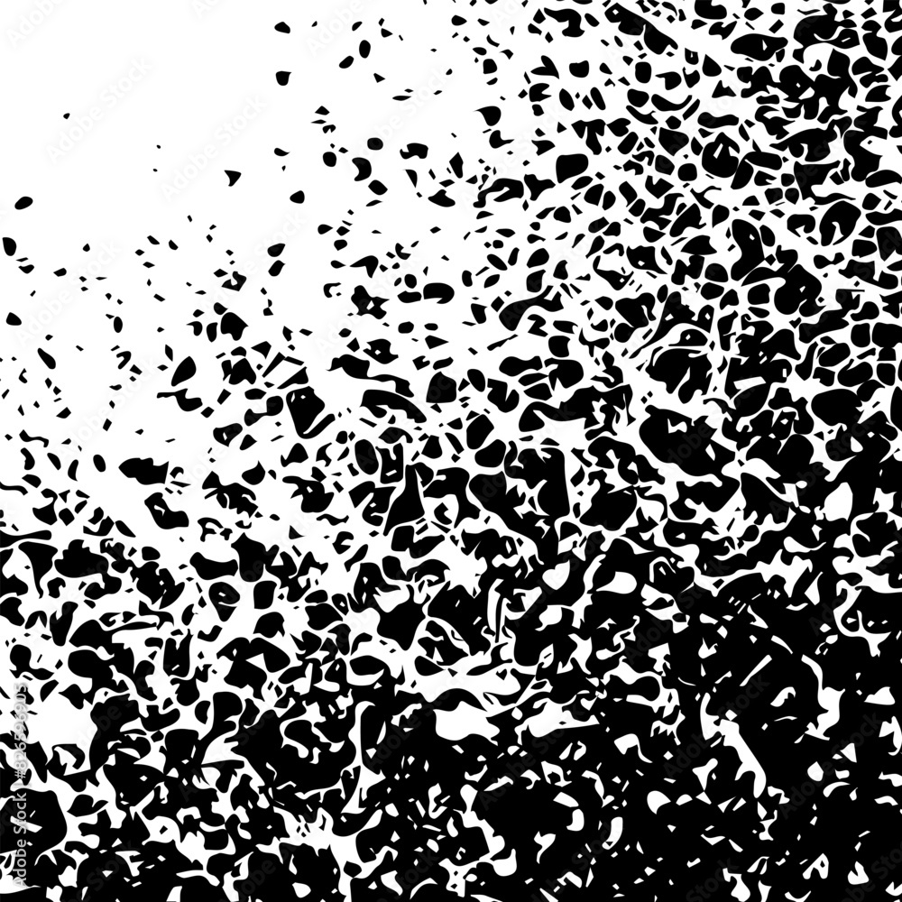 Black and white grunge texture like marble or water ripples decreasing in one direction or skin print Black and white grunge texture like marble or water ripples decreasing in one direction or skin print
