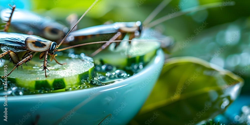 Using Bay Leaves and Cucumber Slices as Natural Repellents to Keep