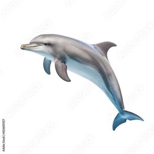 dolphin on transparent background © purich