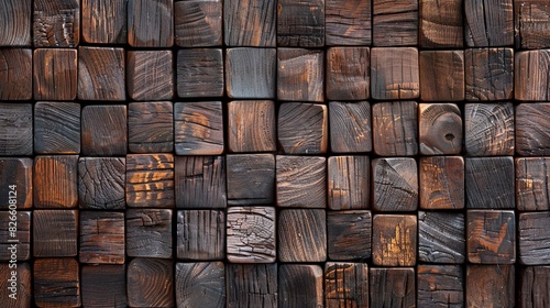 Wood texture with patterns.