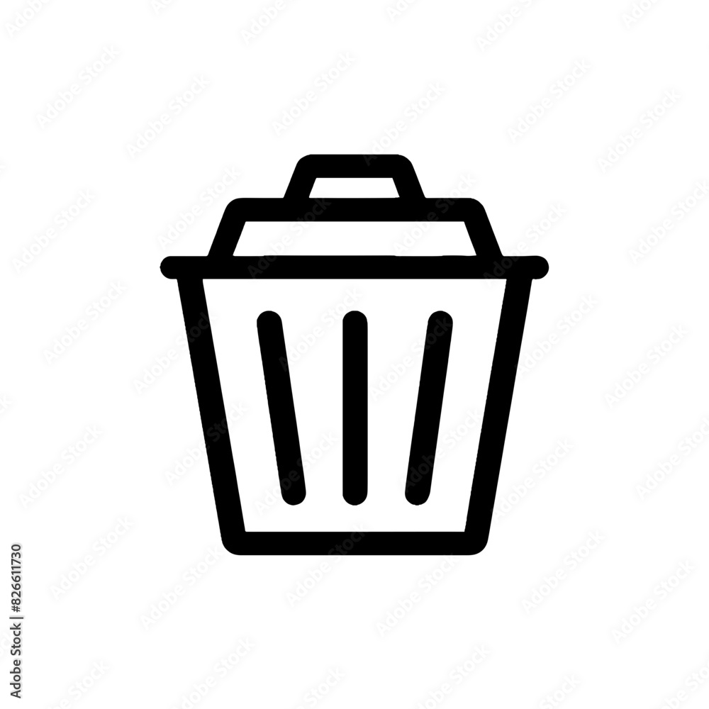 Trash Symbol Vector Graphic with Transparent Background, Trash Icon Trash Symbol Vector Graphic with Transparent Background, Trash Icon