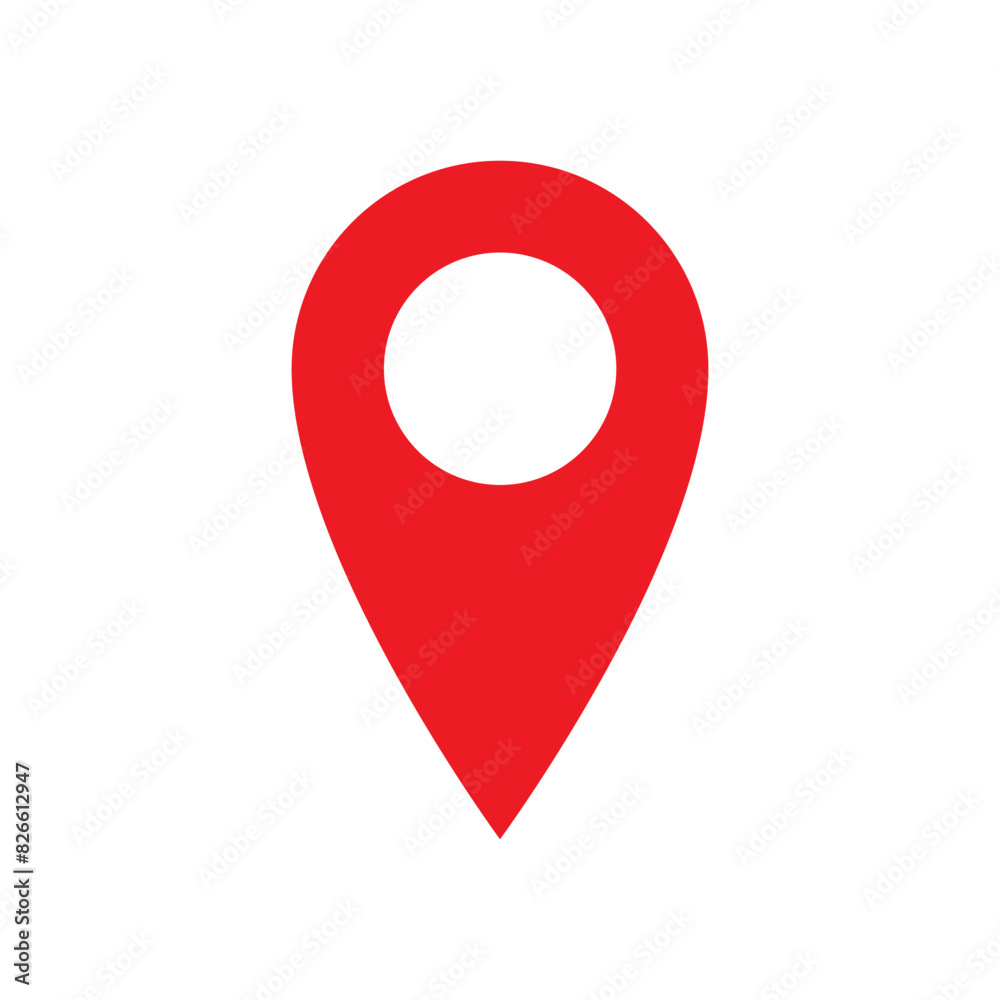 Vector location icons on a white background. Vector location icons on a white background.