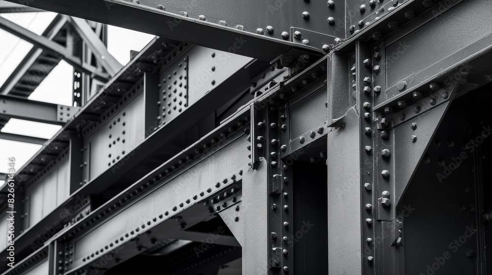 Obraz premium LRT bridge from a unique angle