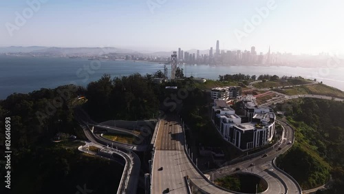 San Francisco Bay Bridge, California - Breathtaking Aerial Views