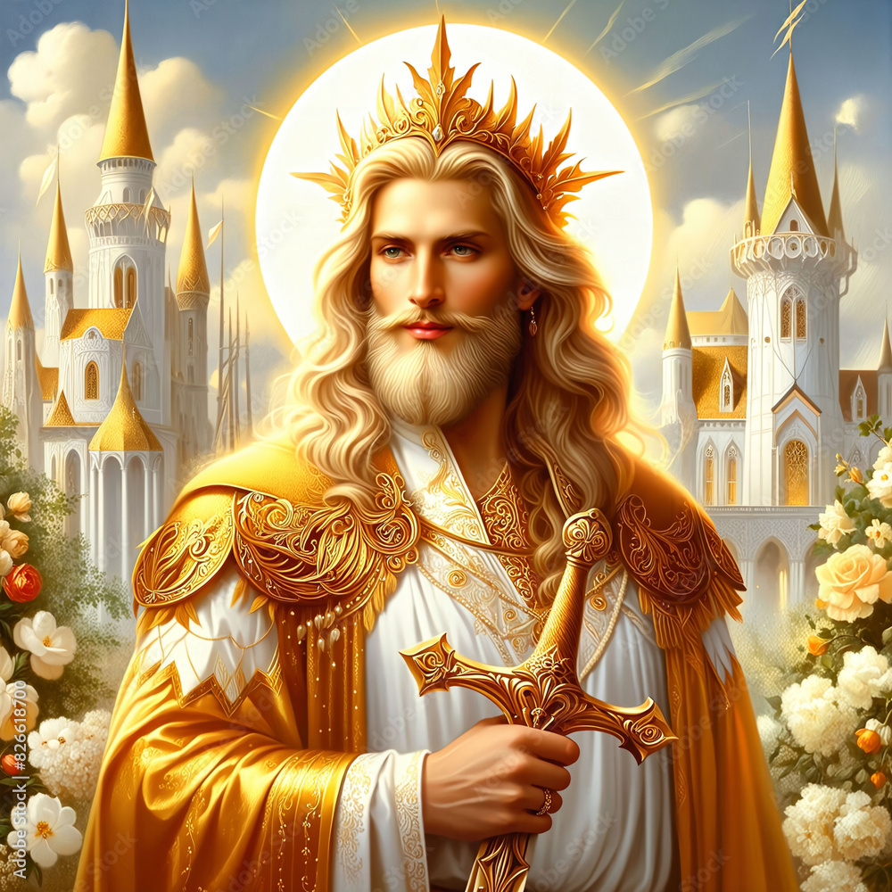 Baldr, the Norse god of light and purity known for his beauty and ...