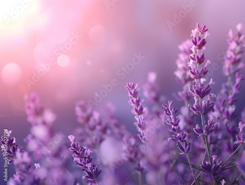 Soft Lavender Gradient Background for Wellness Product Presentation and Copy Space