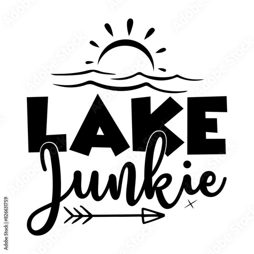 Lake junkie Svg Design