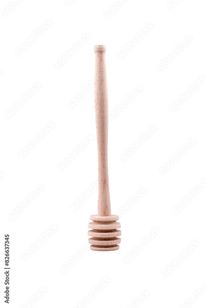 Honey dipper isolated on a white background Honey dipper isolated on a white background