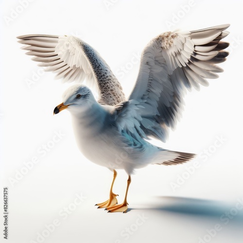 seagull on a white background © Садыг Сеид-заде