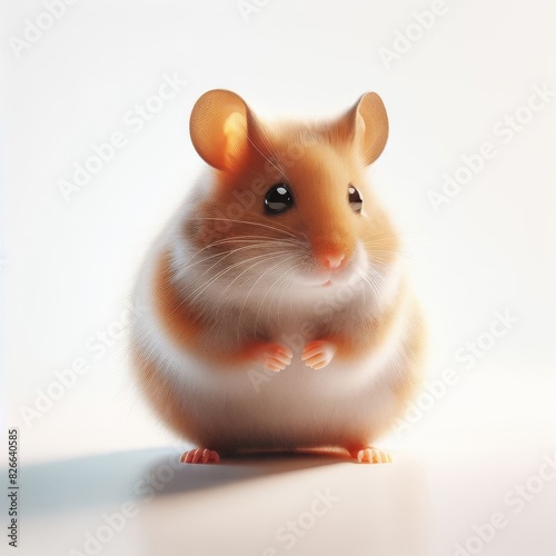 hamster on white © Садыг Сеид-заде