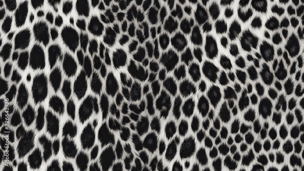 leopard background skin texture black white hairy print leopard background skin texture black white hairy print